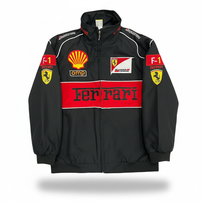 High Quality Ferrari F1 Embroidered Jacket Racing Team Jackets Locomotive Coat for Men Women For Ferrari 458 488 599 612 FF F12