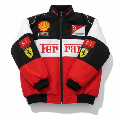 High Quality Ferrari F1 Embroidered Jacket Racing Team Jackets Locomotive Coat for Men Women For Ferrari 458 488 599 612 FF F12