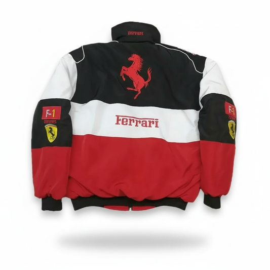 High Quality Ferrari F1 Embroidered Jacket Racing Team Jackets Locomotive Coat for Men Women For Ferrari 458 488 599 612 FF F12
